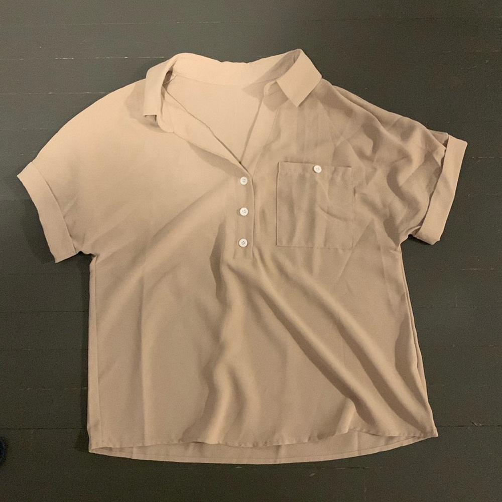 Shein buttoned blouse